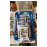 50 Assorted Sports Cards in Hard Sleeves