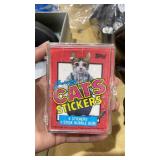 Topps Perlorian CATS Stickers - Back Side Several