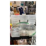 Plastic Box w/ Fashion Jewelry