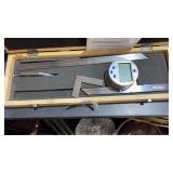 Universal Digital Protractor in Wood Storage Box