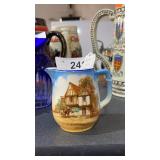 "The Tavern" English Falcon Ware Small Pitcher