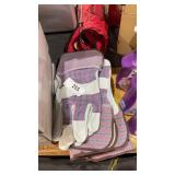 6 Pairs Leather & Canvas Gloves