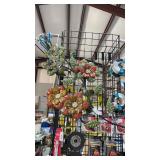 2 Metal Flower Wall Decor