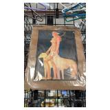 Copy of Art - Diana  Alberto Vargas Hunter w/ Dog