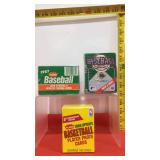 3 Boxes Baseball Cards, 1987, and 2 1990