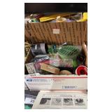 Box of Garage / Tool Shed Odds & Ends