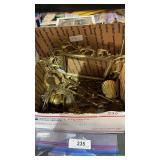 Assorted Brass Items - Picture Frame, Ball Stand,&