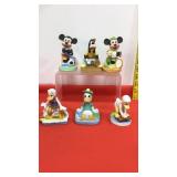 6 Disney "Gift-Ware"Ceramic Figurines -3 Donald