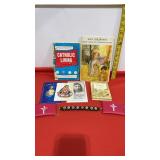 Old Catholic Prayer Book & Other Religious Items,