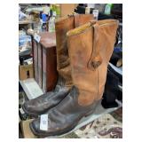 Real Leather Cowboy Boots sz 12 D