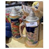 2 Vintage Steins - 1 Gerztt & 1 West German