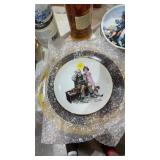 4 Various Size Norman Rockwell Collector Plates