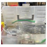 Plastic Box w/ Fashion Jewelry