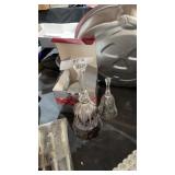 2 Crystal Bells & Lladro 2005 Christmas Bell