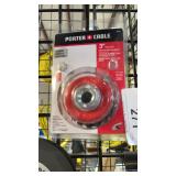 2- Porter Cable 3" Knotted Wire Cup Brush