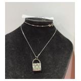 Sterling Chain w/ Purse Pendant