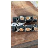 2 Carved Whistles 2 1/2" Long