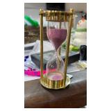 Brass Hour Glass