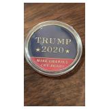 Trump 2020 Token Gold Clad Side w/ Eagle & Double