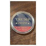 Trump 2020 Token Gold Clad Side w/ Eagle & Double