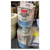 3 cans Oatey Rain R Shine Blue PVC Cement