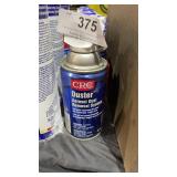 2 lots of 3 cans of CRC Duster spray