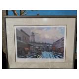 Framed print Placerville in the snow Thomas