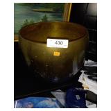 Copper flower pot