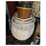 Collection of weaved baskets