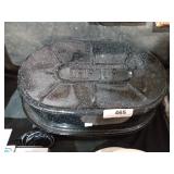 Drip top turkey or pot roast cooker