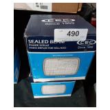 Pair of new auto headlamps