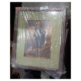 Framed print single a musketeer