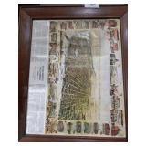 Framed,  no Glass, Sacramento California 1890