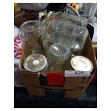 12 Atlas Canning Jars