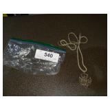 Peace cross necklace