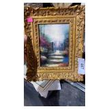 Small Thomas Kinkade  does have some bubbles on
