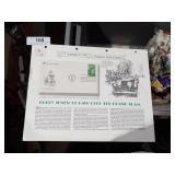 Bobby Jones golfer stamp envelope