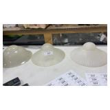 3 Glass Light covers
