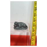 Pewter Bull Dog Figurine