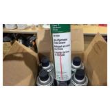 6 aerosol cans of brake cleaner