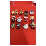 12 Assorted Christmas Pins