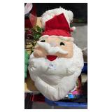 Stuffed Santa Pillow 21" Long w/ Price Tags