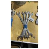 4 Showa Double Sided Open End Wrenches