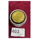 24k Gold Plated BIT Token