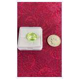 Peridot Oval Cut 7.112 cts from Pakistan