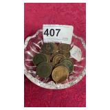 20 Indian Head Cents - Great Dates