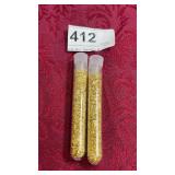 2 Vials Gold Leaf Foil