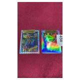 2 -1990 Marvel Comics Vending Stickers- Thanos &