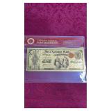 Gold Dipped Banknote - One- First National Bank