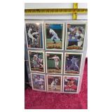 Binder of assorted Tops Baseball Cards